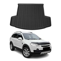 Kofferraumwanne Laderaumwanne FüR Chevrolet Captiva 2006-2015 Gummi TPE Schwarz