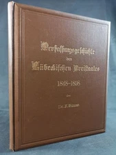 Constitutional History of the Lübeck Free State 1848-1899. Bruns, Friedrich: