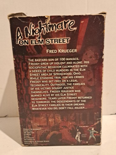 Figura NECA Pesadilla en Elm Street Freddy Krueger Artículo Raro abierto e incompleto - Imagen 17 de 23
