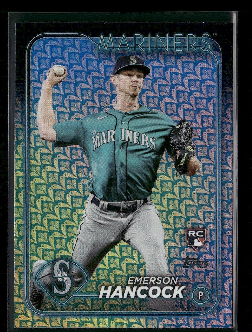 Emerson Hancock 2024 Topps Holiday #39 Seattle Mariners