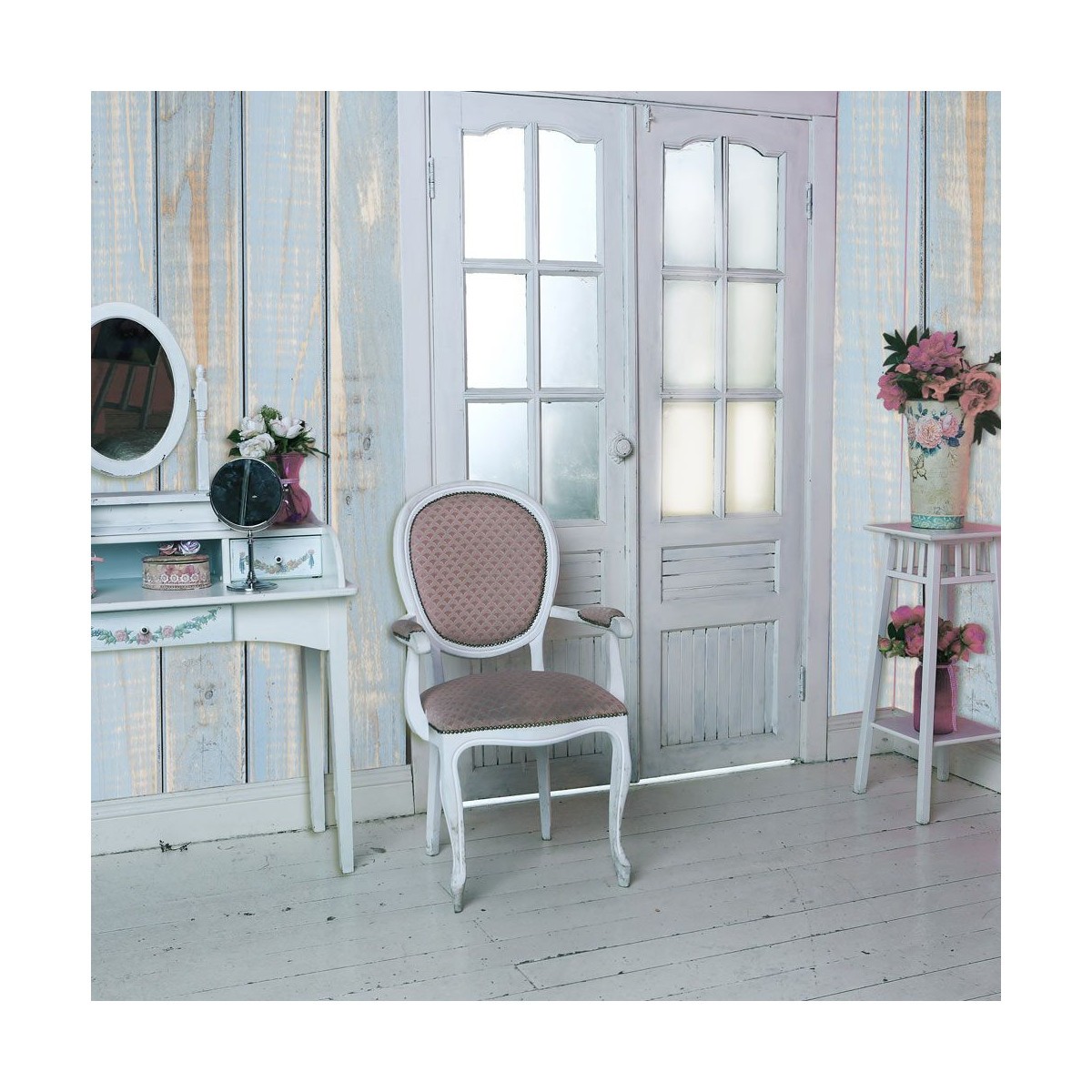 Papier peint Clear Sky 50x1000cm bleu ciel pour decoration murale de salon