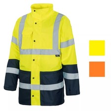 VIZWELL Warnschutz Regenjacke VW 61 Jacke Warnjacke Warnschutzjacke Wetterjacke