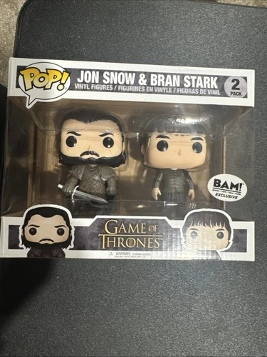 Funko POP! Television Game of Thrones Jon Snow & Bran Stark BAM! Exclusive