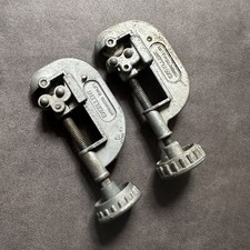 2x VINTAGE 'EXCELLENT' ALUMINIUM TUBING PIPE CUTTER TOOL MADE IN JAPAN