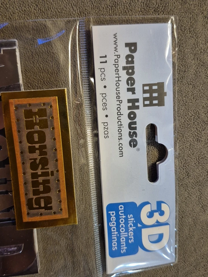 Horsing Around - Pegatinas de álbum de recortes 3D - Casa de papel STDM-0081 Foto 2 de 4