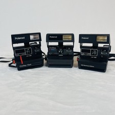Lot of 3 Polaroid Cameras One Step Flash, One Step Close Up, Business Edition