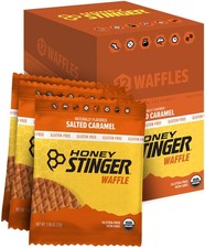 Honey Stinger Gluten Free Organic Waffle - Salted Caramel, Box of 12
