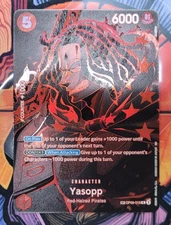 Yasopp OP09-013 SP OP12	Alternate Art One Piece Card English Legacy of the Maste