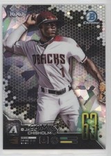 2019 Bowman Scouts' Top 100 Atomic Refractor /150 Jazz Chisholm #BTP-63 0c8o