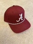 Alabama Crimson Tide New Era 9SEVENTY Snapback Hat Red Script A Rope Cap NCAA — photo 1