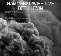 Audio Cd - Beth Levin: Hammerklavier Live - Aldilà Records -D- Neu