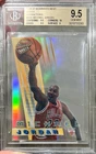 1996-97 Bowman's Best Michael Jordan Best Shots Refractor Card #BS6 BGS 9.5 Gem