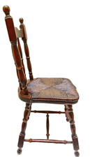 2 sedie poltroncina sedia shabby chic vecchia america rustico Petite Windsor