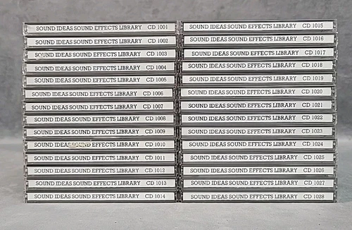 Sound Ideas Sound Effects Library Volumes 1-28 - Sound Effects CDs