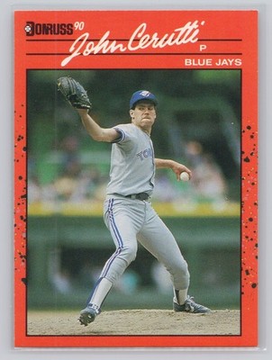 1990 Donruss John Cerutti #645 Toronto Blue Jays Baseball Card MLB P