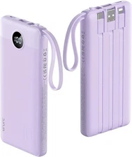 Portable Charger Power Bank Travel Essentials Lavender 10000mAh