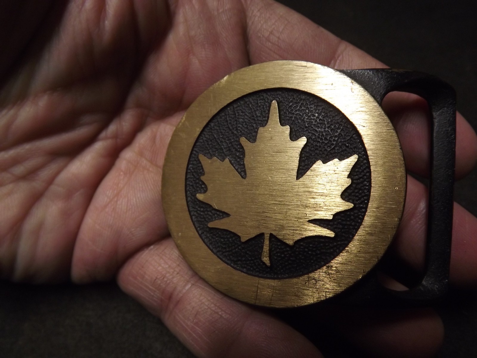 Tech Ether "Maple Leaf" Solid Brass USED Vintage … - image 1