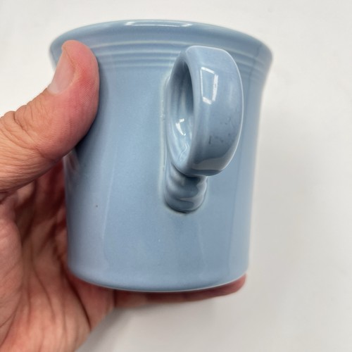 Fiesta Fiestaware Lt Blue 9oz O Ring Handle Cup Mug - Picture 16 of 16