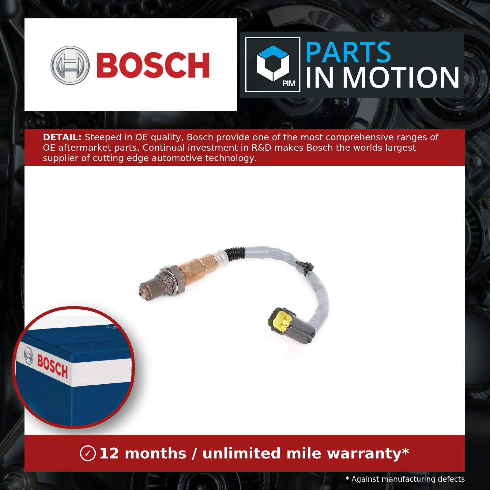 Lambda Sensor fits NISSAN X-TRAIL T31 2.0 Post Cat 07 to 13 MR20DE Oxygen Bosch