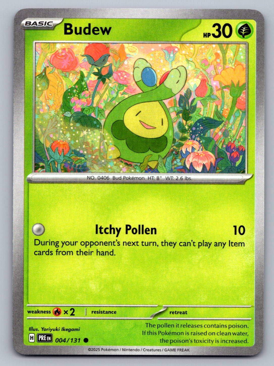 Pokemon TCG SV: Prismatic Evolutions Budew 004/131