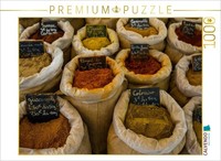 Calvendo Puzzle Provence - Spices At The Goult Market | 1000 Pieces, Finished Si