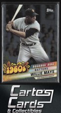 Willie Mays 2020 Topps #DBC-26 Decades' Best Chrome San Francisco Giants HOF