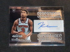 2025 Panini Prizm Black - Sensational Signatures Kevin McCullar Jr.#SS-KMJ RC
