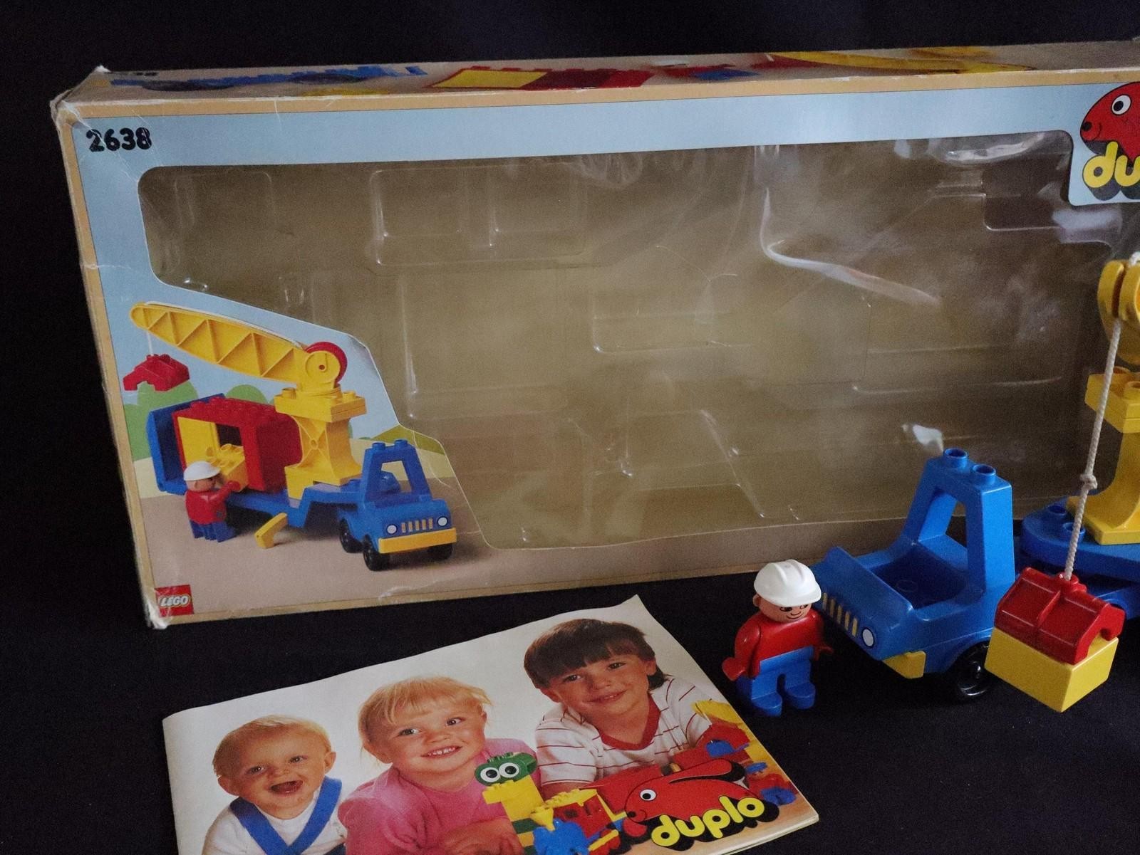 Completamente! duplo lego vintage 2638 camion, camion gru, incluso originale foto 6