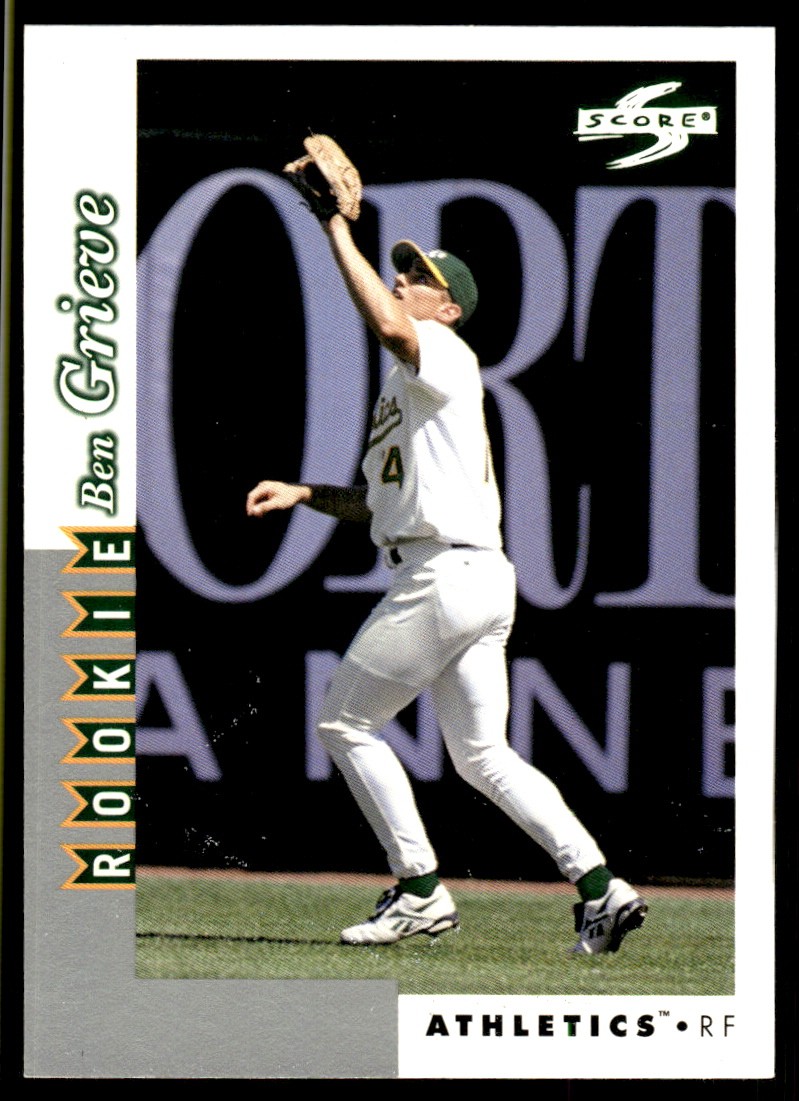 Ben Grieve 1998 Score Rookie & Traded #RT242 Athletics MLB READ FREE SHIPPING
