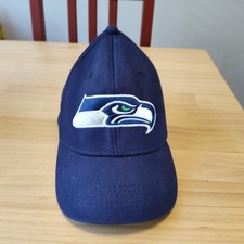 Seattle Seahawks Hat Youth Cap Strap Back Blue 47 NFL Football