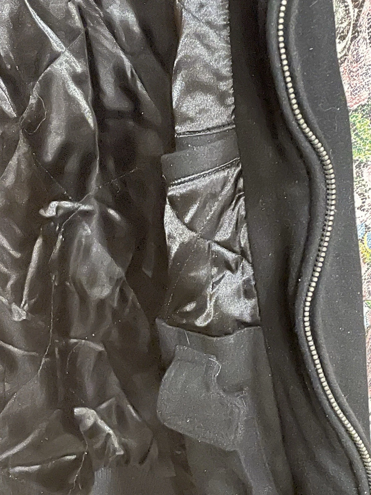 Kanji Jeans Men's Jacket Size 3XL Black Embroidered Wool Leather/Vintage Y2K REA image 7
