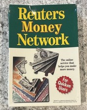 Reuters Money Network Software Application For Quicken Users New  Sealed