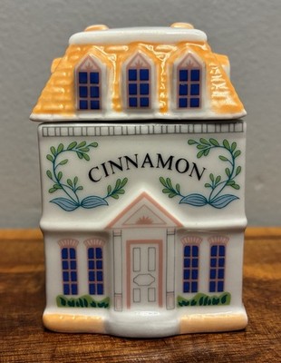 New LENOX VILLAGE SPICE JARS Cinnamon House  - Single Replacements - 2024 2nd Ed
