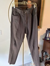 VERSACE COUTURE VTG LADIES  MEDUSA  JEANS SPEC FABRIC TAGGED 34 48 ITALY