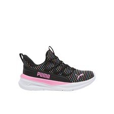 PUMA One4all 2.0 Multiknit Slip On Youth Girls Black Sneakers Casual Shoes 4054