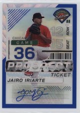 2024 Prospect Edition Blue Wave Prizm Signatures 7/75 Jairo Iriarte Auto 16wc