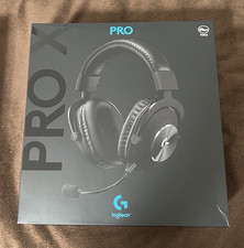 Logitech G PRO X Black Wired 3.5mm Over-Ear Headset Boom Mic Adjustable