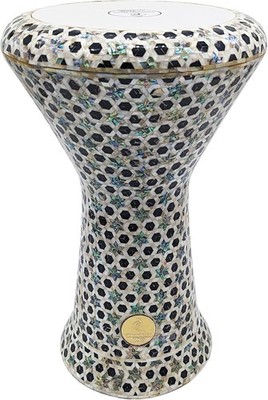 18.5'' Super Deluxe Sombaty Darbuka Doumbek Drum   Green Mother of Pearl Mosaic
