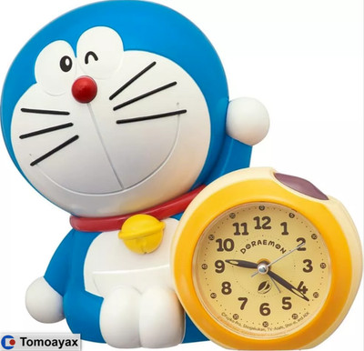 Seiko Uhr Tischuhr Wecker sprechender Alarm 183 x 200 x 132 Doraemon JF387A