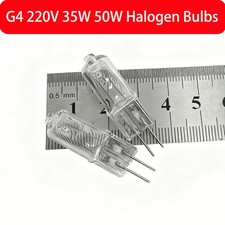 2pcs 5pcs 10pcs G4 220V 35W 50W Halogen Bulbs Lamp Indoor Lighting Beads