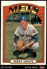 1972 Topps #655 Jerry Grote Mets 7 - NM