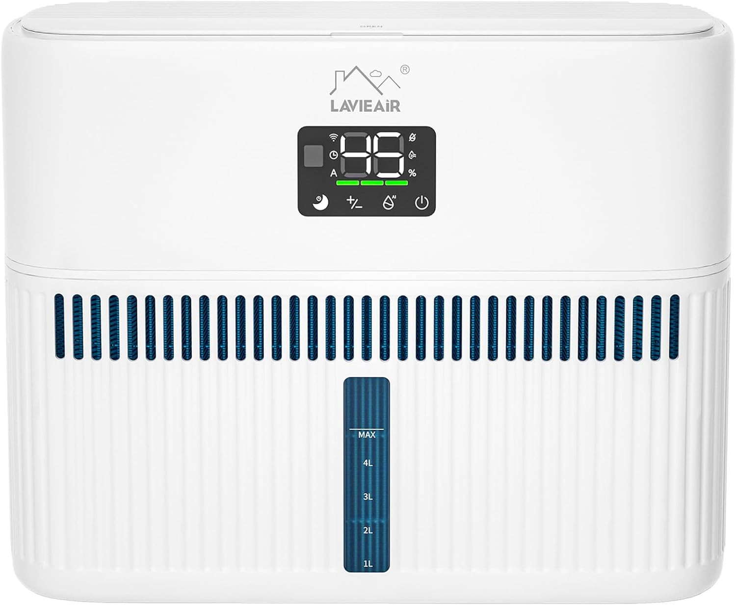 Large Room Smart Humidifier, 48H Runtime, Easy Top Fill & Clean