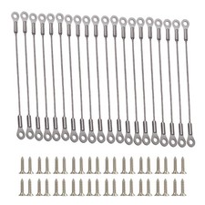 20Pcs 8 Inch Cabinet Door Restraint, Cabinet Hinge Limiter, Stainless Steel R...