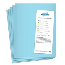 Nanolap PSA Lapping Film, 1800 grit, 9 micron, 5 sheet package, 8-1/2 x 11"