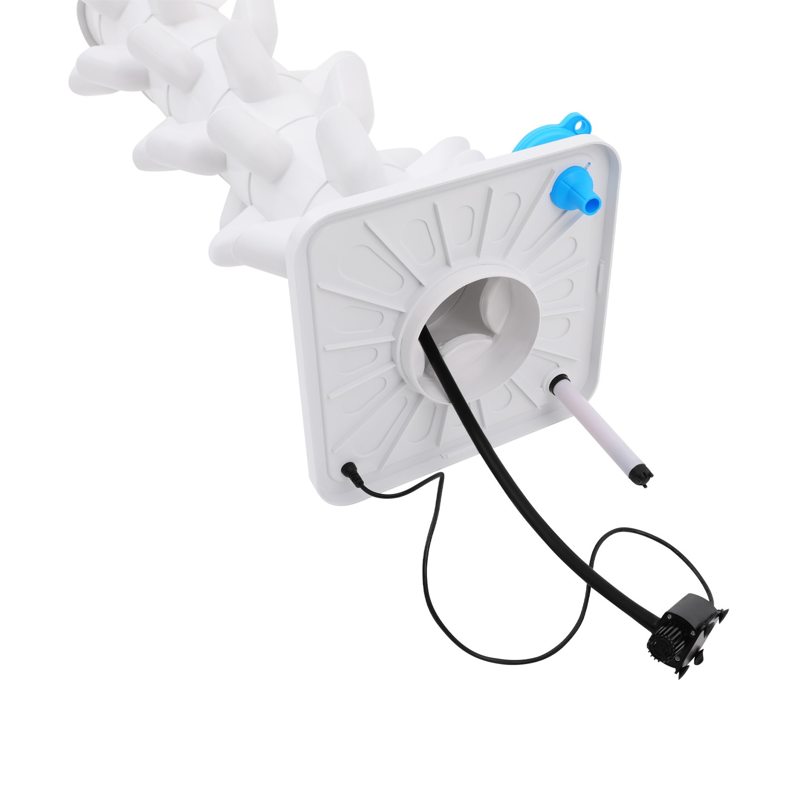 7-tier Hydroponics Growing Tower, Vertical Hydroponic Indoor Gardening Tower