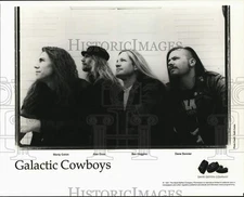 1991 Press Photo Members of the music group "Galactic Cowboys" - syp17246