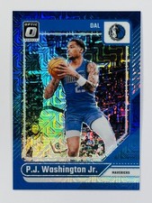 2024-25 Panini Donruss Optic P.J. Washington Jr. Blue Prizm /24 SSP Mavericks