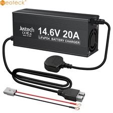 Batterieladegerät 14.6V 20A Schnelles Ladegerät für LiFePO4 Lithium Batterie