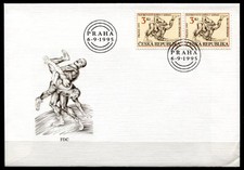 Ringen. Ringkampf, WM-1995. FDC x2W. Tschechien 1995