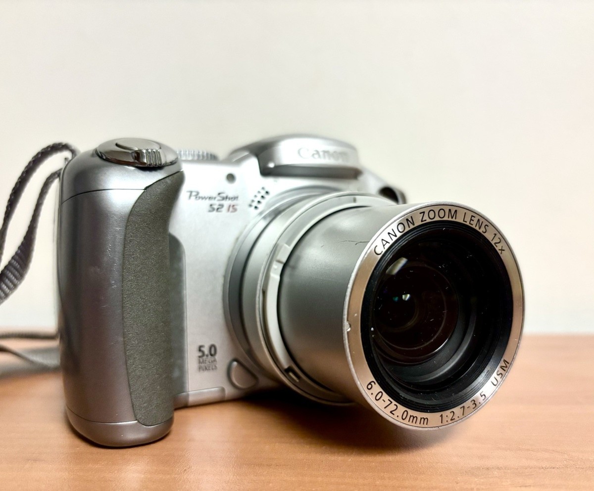 Canon PowerShot S2 IS 5.0MP Silver Digital Camera Digi Cam With